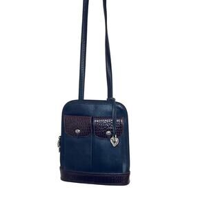 Brighton ONE WORLD Leather Crossbody Bag